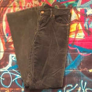 Corduroy flare pants